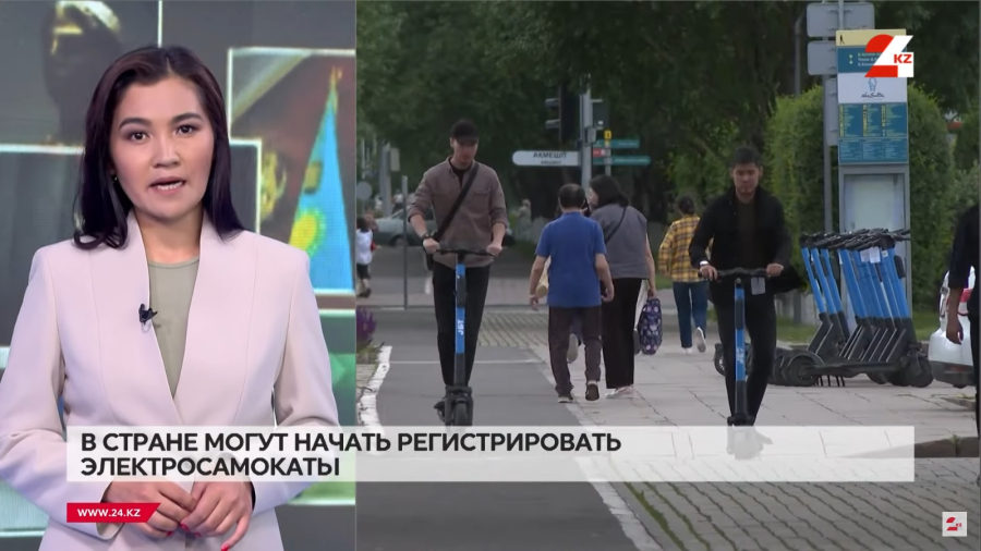 Регистрировать электросамокаты могут начать в Казахстане