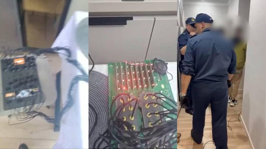 Көкшетауда шетелдіктен алаяқтыққа арналған SIM-box құрылғысы тәркіленді