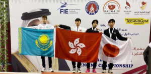 Казахстан завоевал две медали на чемпионате Азии по фехтованию среди кадетов