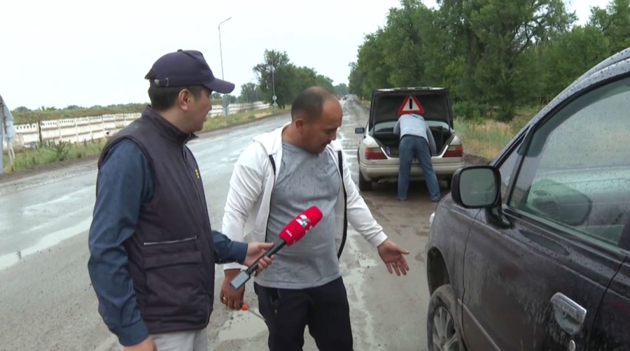 «Шу–Қайнар» тасжолы жаңғыртылып жатыр