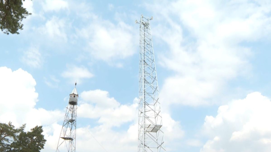 «Семей орманы» табиғи резерватында өртті ерте анықтайтын жүйе орнатылды