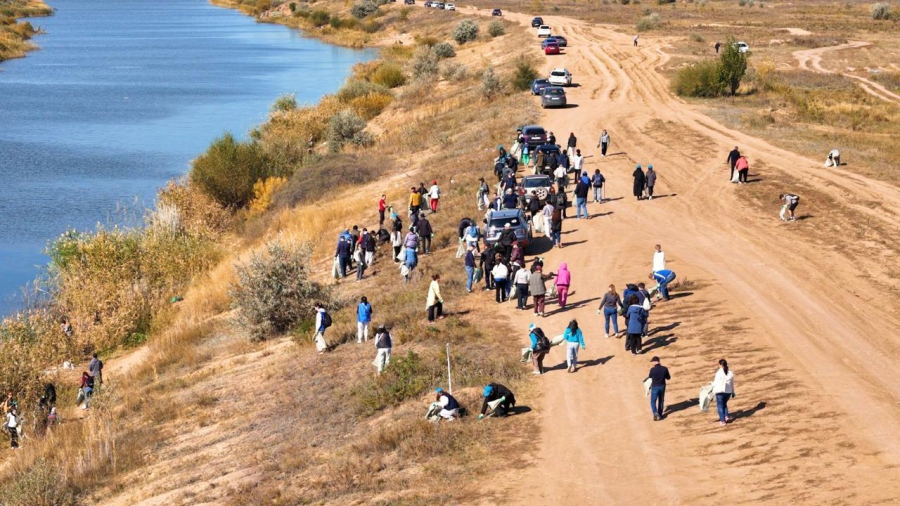Масштабная уборка Есиля прошла в Астане