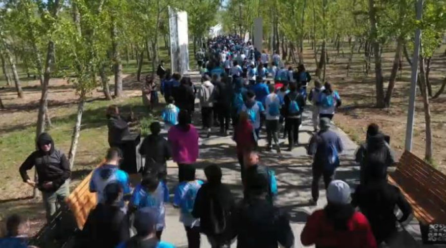 500 человек приняли участие в спортивном забеге в Караганде