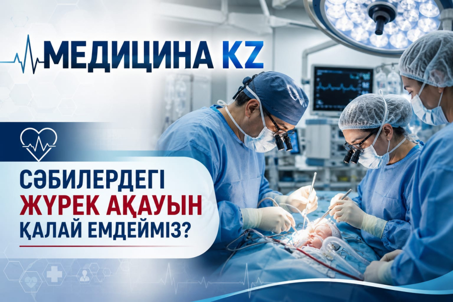 Сәбилердегі жүрек ақауын қалай емдейміз?