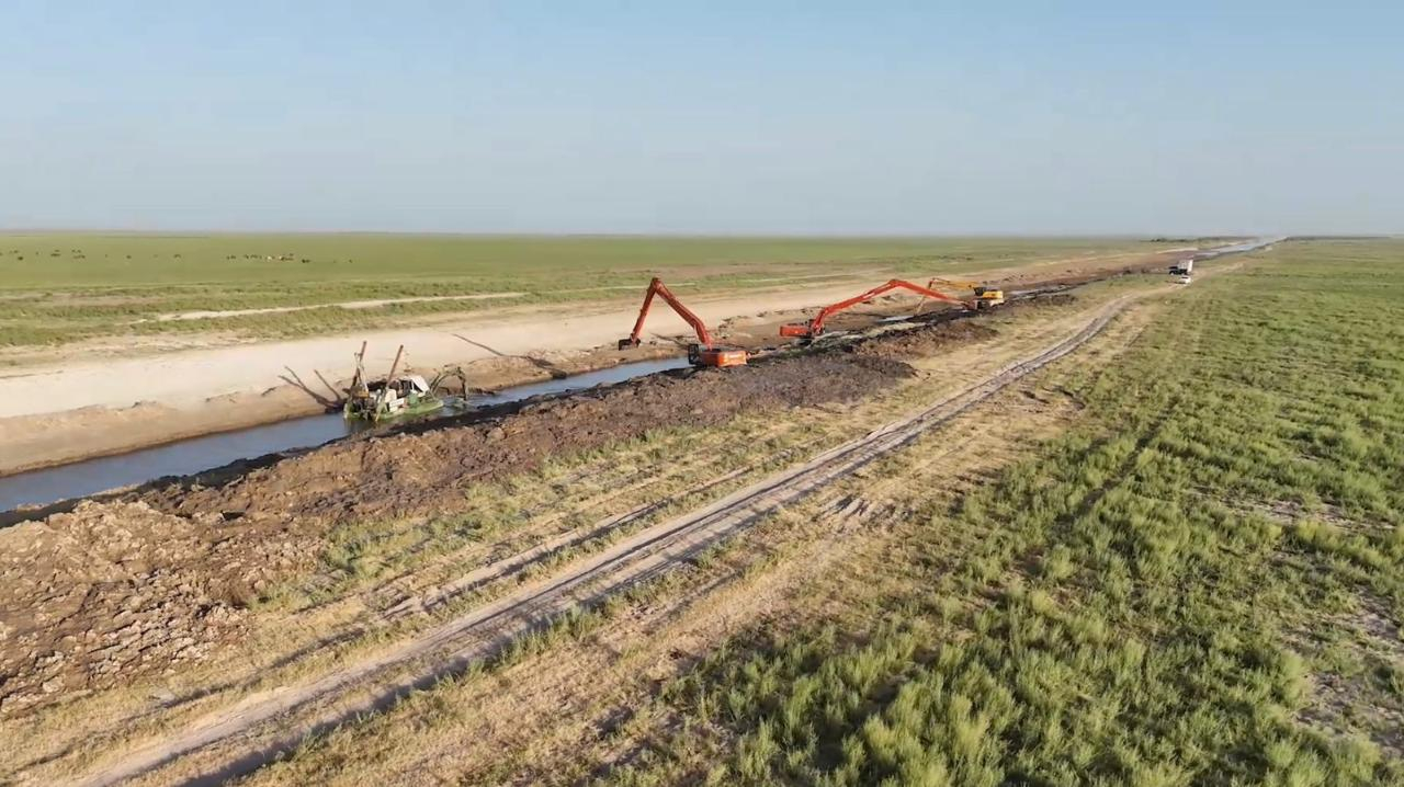 780 км каналов очищены в Казахстане с начала года