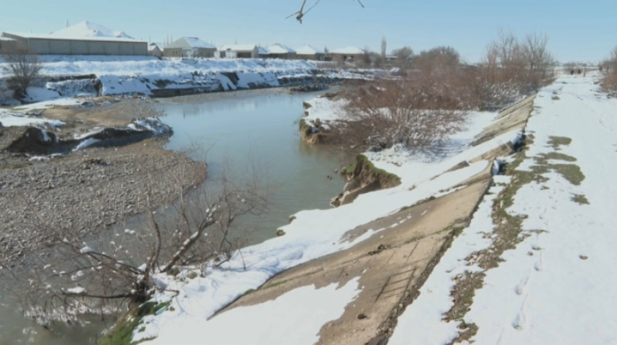 Дамба на реке Бадам повреждена в Шымкенте
