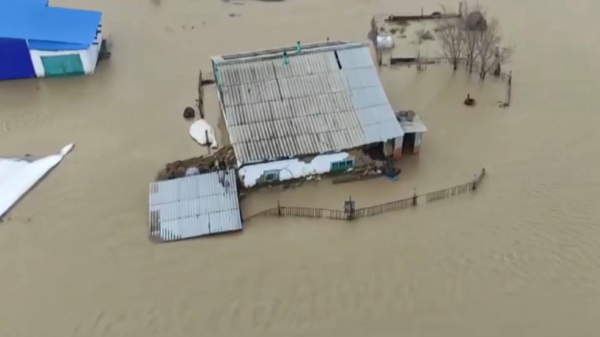 Қостанайдың Аманкелді ауданында су тасқынынан зардап шеккендерге көмек көрсетіледі