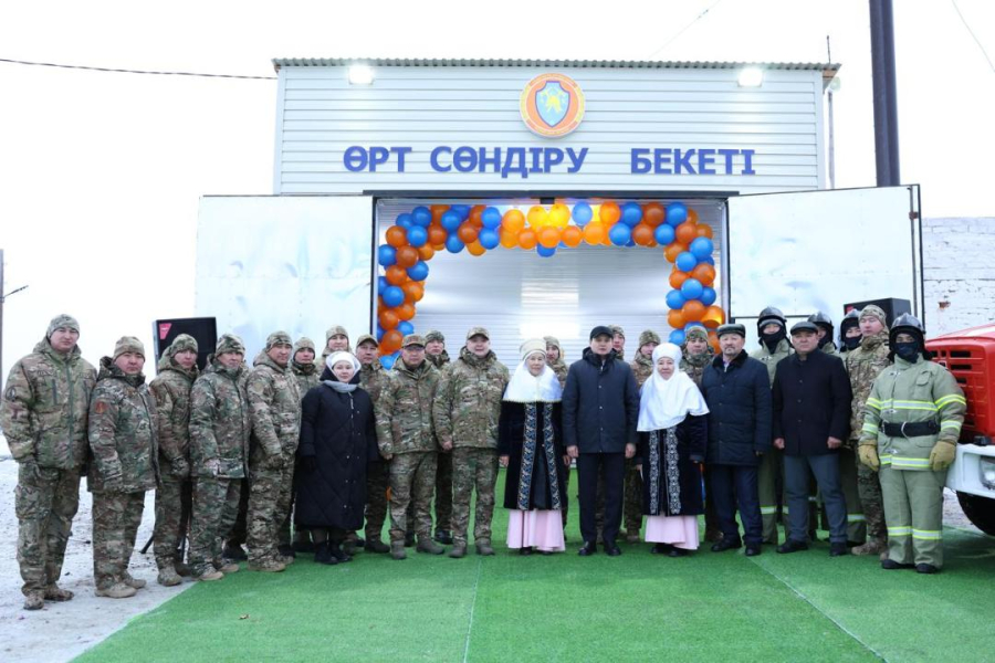Ауылдық ерікті өрт сөндіру пункттерінің желісі артты