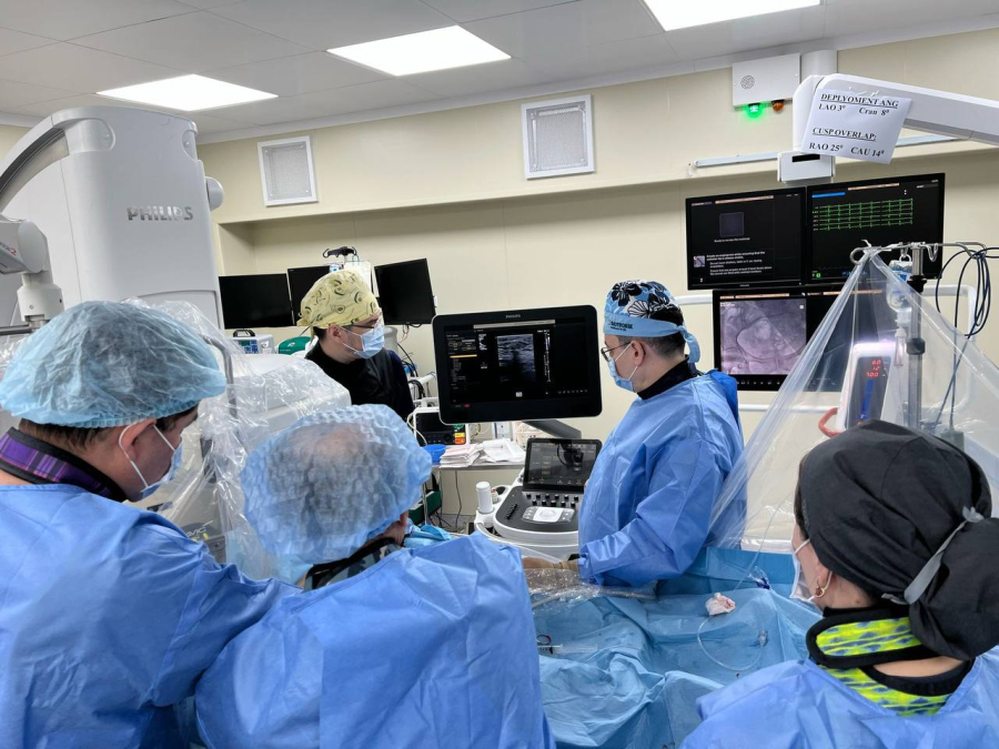 87-летнему пациенту успешно заменили аортальный клапан