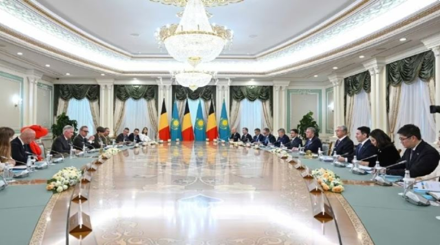 Президент Бельгиялықтар Королімен және Патшайымымен шағын құрамда келіссөз жүргізді