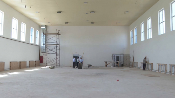 Новый спорткомплекс строят в поселке Атакент Туркестанской области