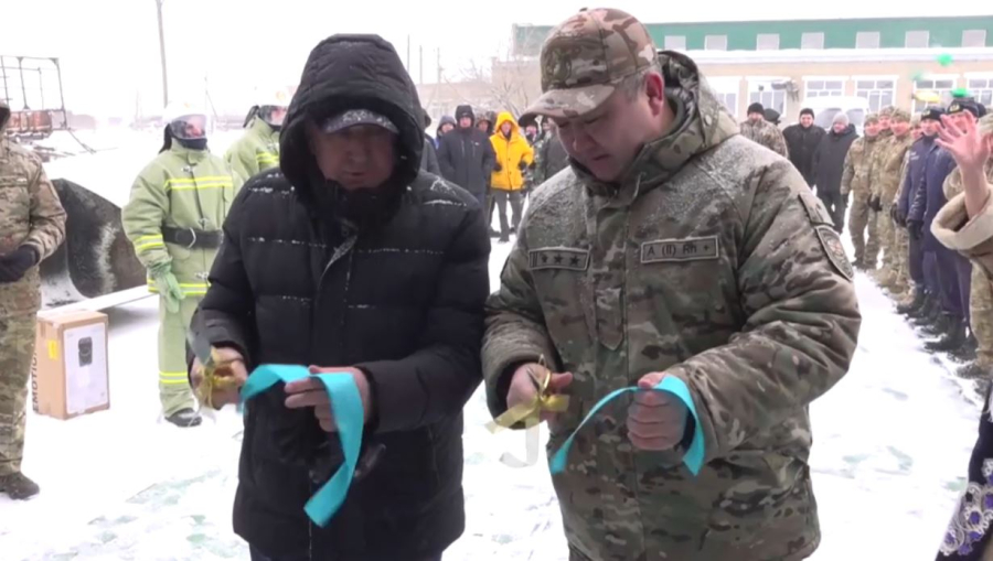 Павлодар облысында өрт сөндіру бекеті ашылды