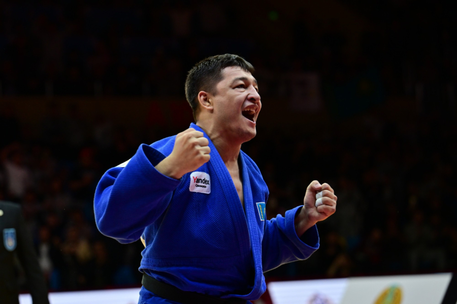 Дзюдоист Марат Байкамуров завоевал золото на домашнем Grand Slam