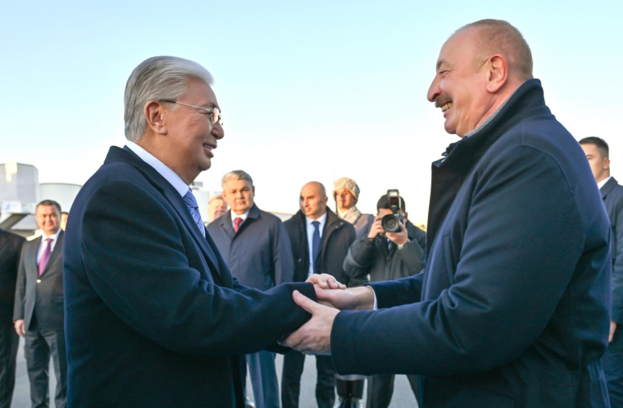 Әзербайжан президенті Ильхам Әлиев Қазақстанға мемлекеттік сапармен келді