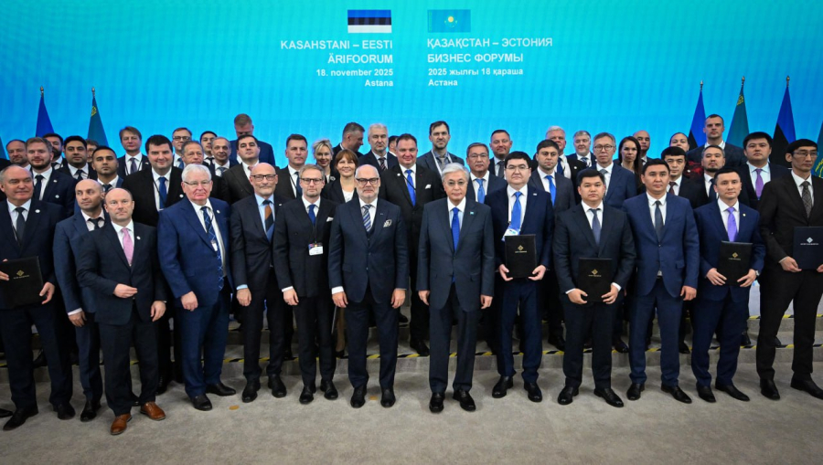 Президенттер Қазақстан-Эстония бизнес форумында сөз сөйледі