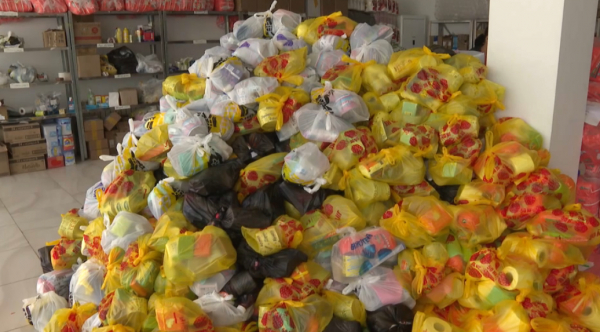 Ырғыз ауданына гуманитарлық көмек жеткізіліп жатыр