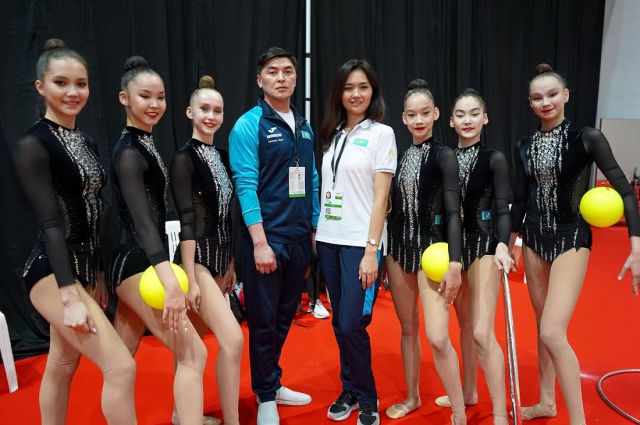 Казахстан завоевал золото на чемпионате Азии по художественной гимнастике