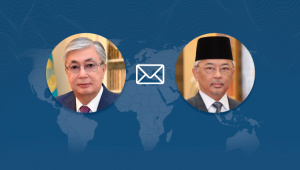 Президент направил поздравительную телеграмму Верховному правителю Малайзии