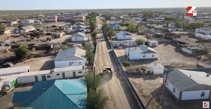 Қызылордада асфальті жоқ ауылға жол төселді