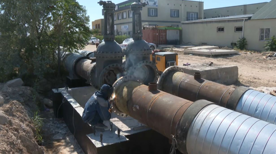 Масштабная реконструкция теплосетей продолжается в Актау
