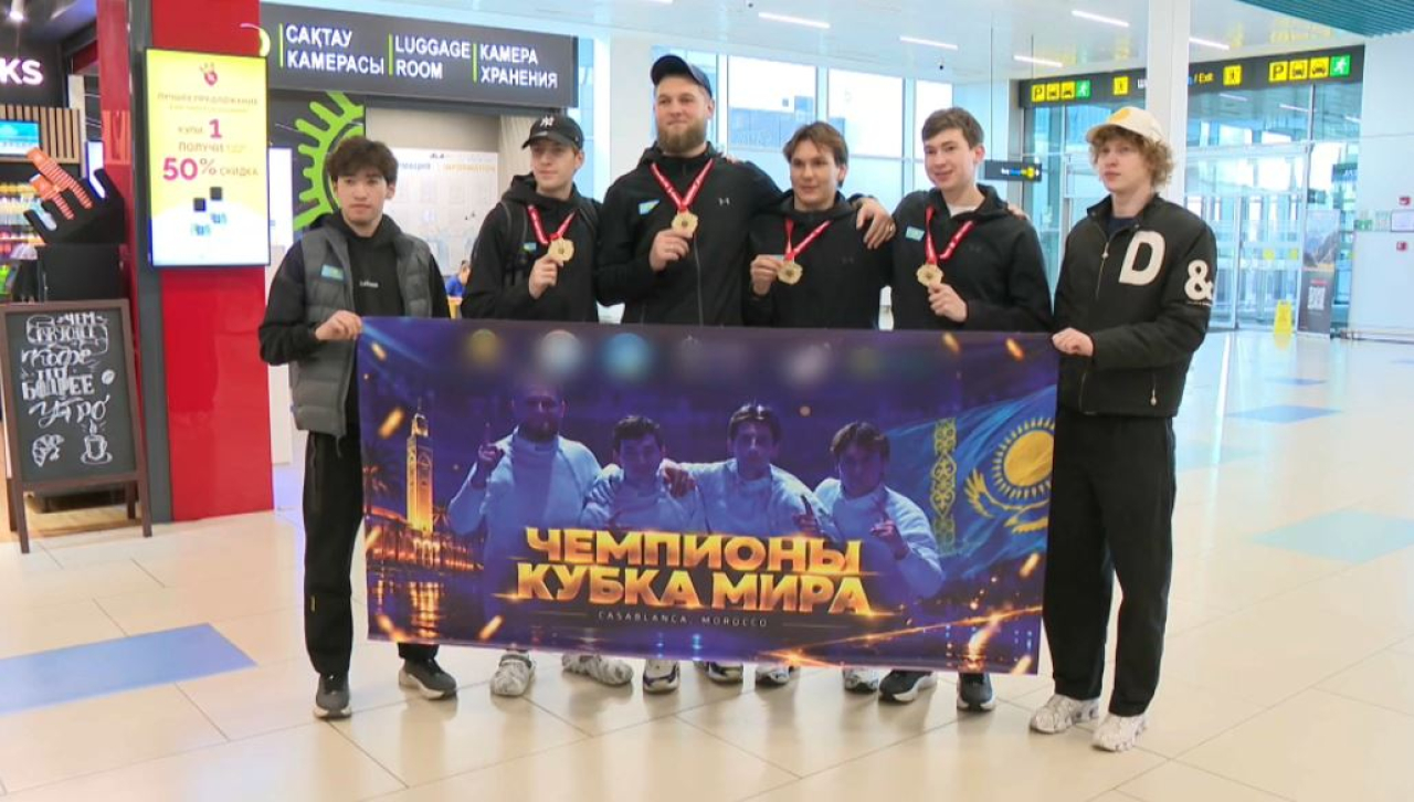 Қазақстандық шпагашылар Мароккодағы әлем кубогы кезеңінде алтын алды