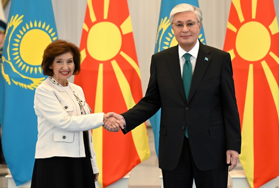 Токаев провел встречу с Президентом Северной Македонии