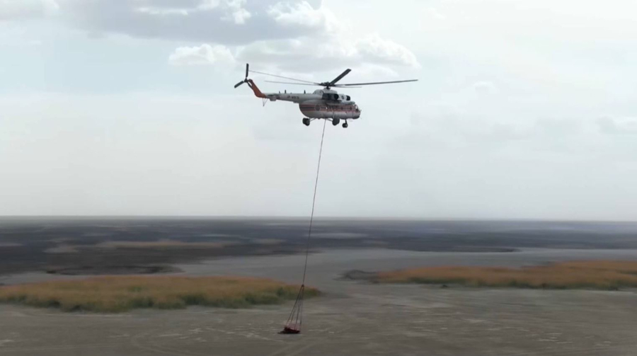 Допсилы направили в заповедник «Ақ Жайық» для ликвидации тлеющих очагов