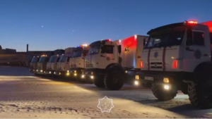55 тонн дополнительной гумпомощи направил Казахстан в Турцию