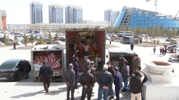 Астанада қайырымдылық керуені акциясы ұйымдастырылды