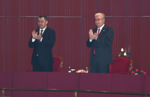 Лидеры Казахстана и Кыргызстана посетили гала-концерт