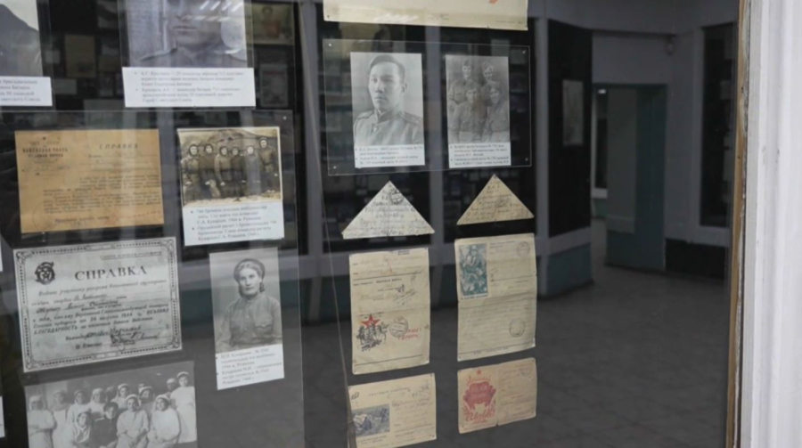 Өскемендегі мұражайда майдан жылдары жазылған хаттар тұр