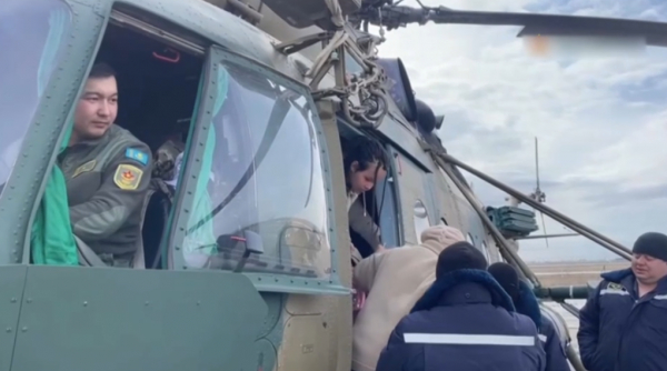 Тұрғындар қауіпсіз жерге жеткізілді