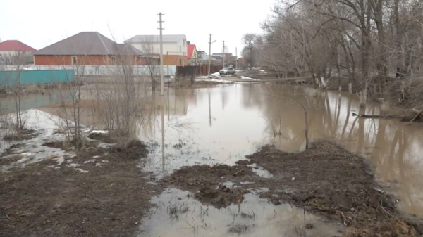Уровень воды в реке Деркул в ЗКО пошёл на спад