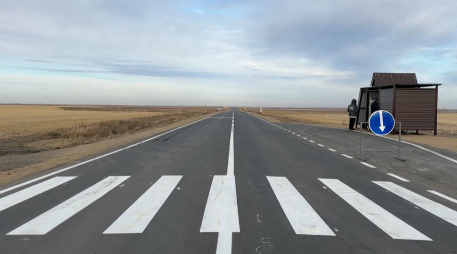 Қостанай облысындағы тас жолдың бөлігі толық жөнделіп болды