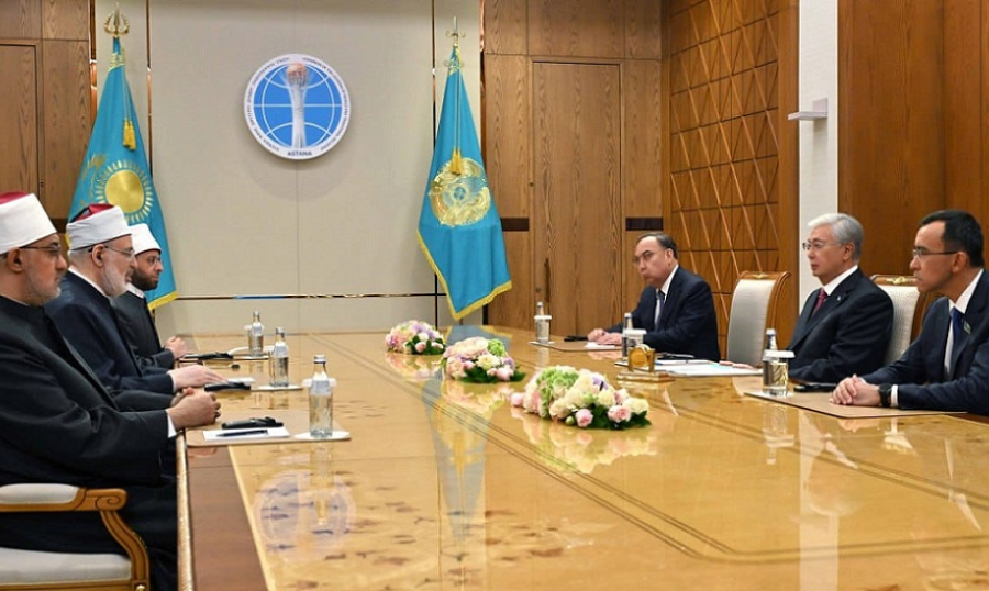 Токаев встретился с представителем университета «Аль-Азхар»