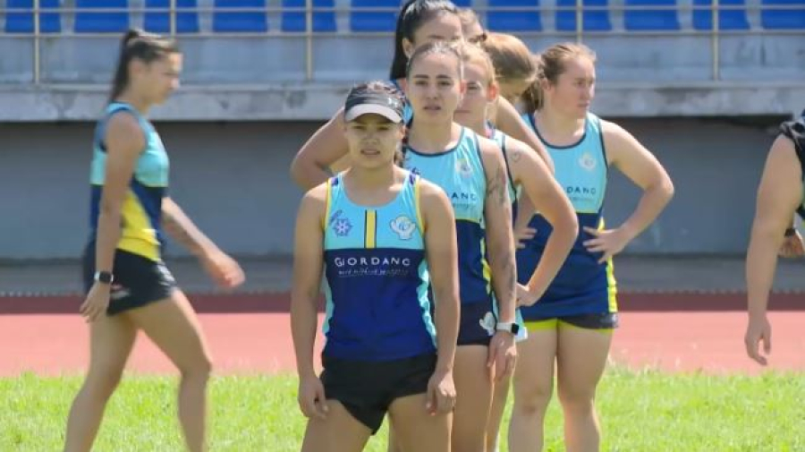 Женская сборная Казахстана по регби готовится к чемпионату Азии