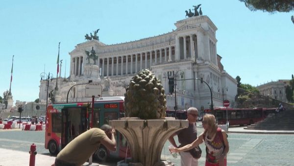 Сильная жара накрыла большую часть Италии