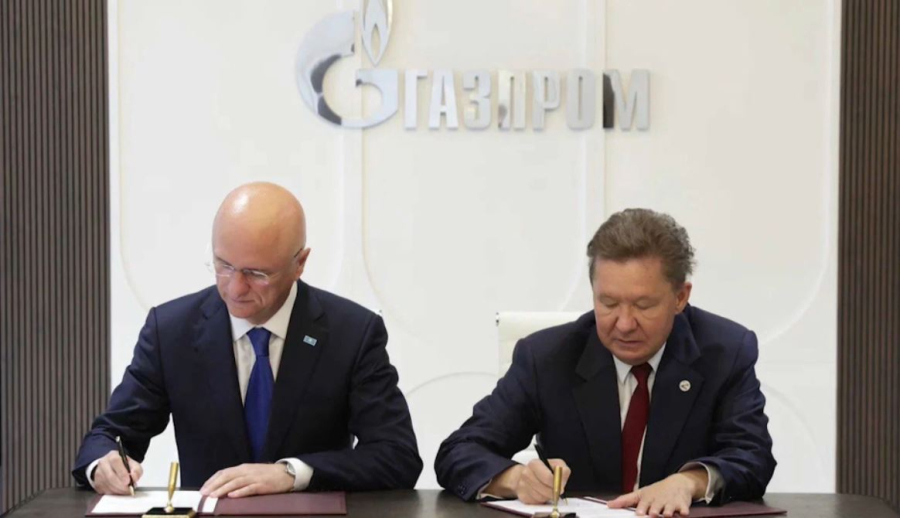 Роман Скляр «Газпром» басшысымен кездесті