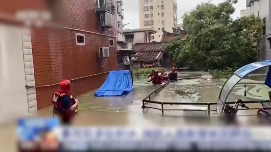 Рекордное количество осадков выпало в Китае