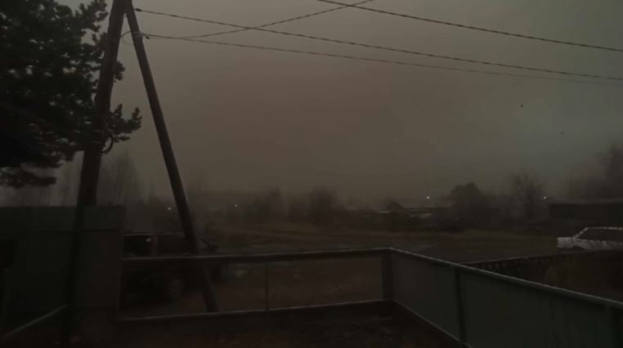 Камчатку накрыло слоем пепла из-за извержения вулкана