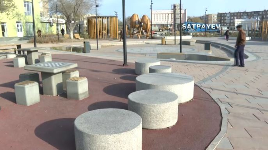 «Аллея школьников» и сухой фонтан появятся в Сатпаеве