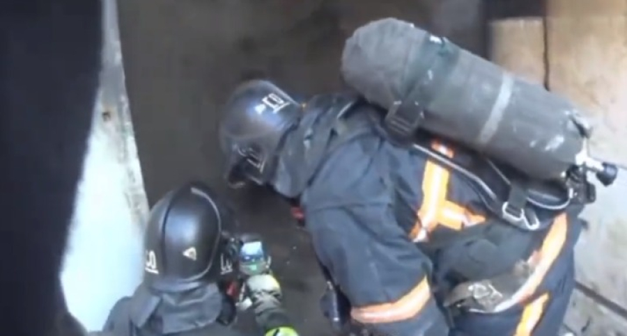 СТО загорелось в Караганде