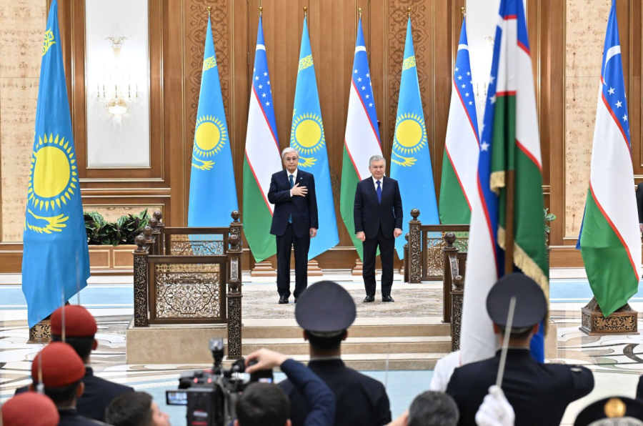 Өзбекстанда Қ. Тоқаевты ресми қарсы алу рәсімі өтті