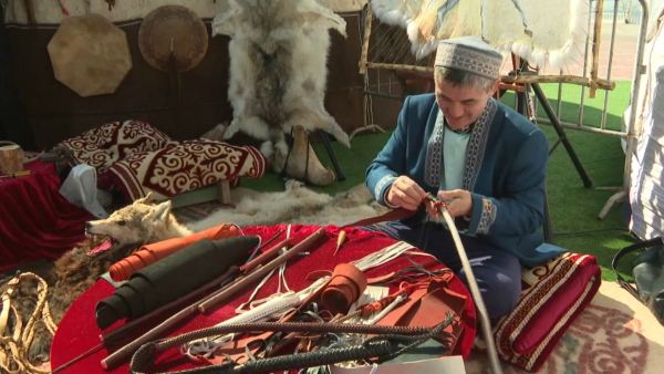 Ақтау жағажайында қазақтың ұлттық ойындары көрсетілді