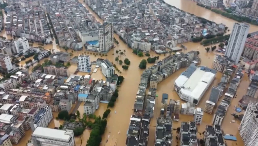 Қытайдың оңтүстігін топан су басты