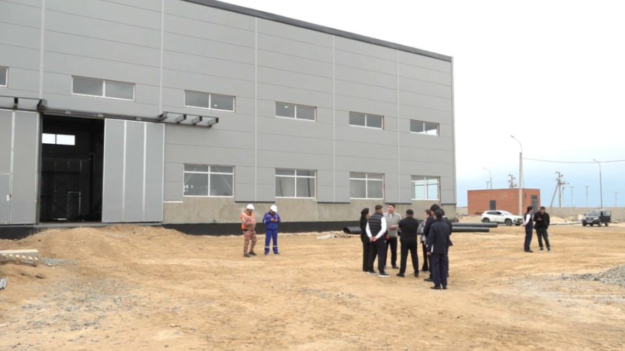 Атырау облысында су тазарту станциясы салынып жатыр