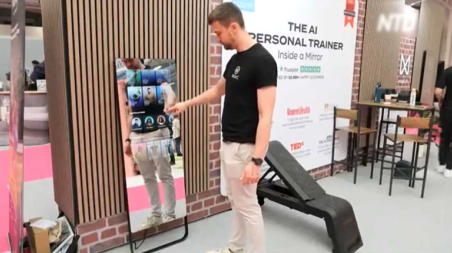 «Умное» зеркало для занятий спортом создал британский стартап