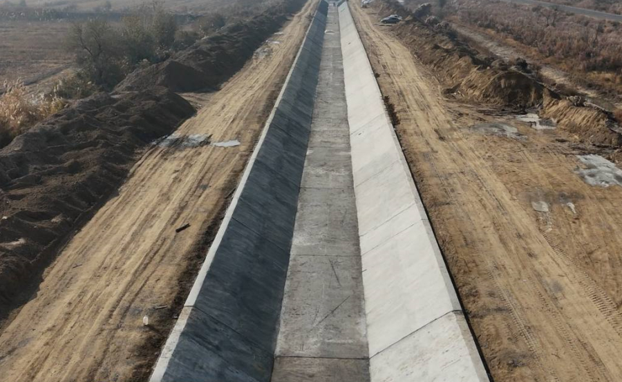 Более 62 км земляных каналов забетонируют в Туркестанской области