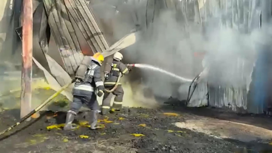 Алматыдағы қоймалардың бірінен өрт шықты