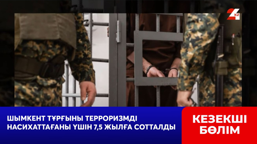 Шымкент тұрғыны терроризмді насихаттағаны үшін 7,5 жылға сотталды